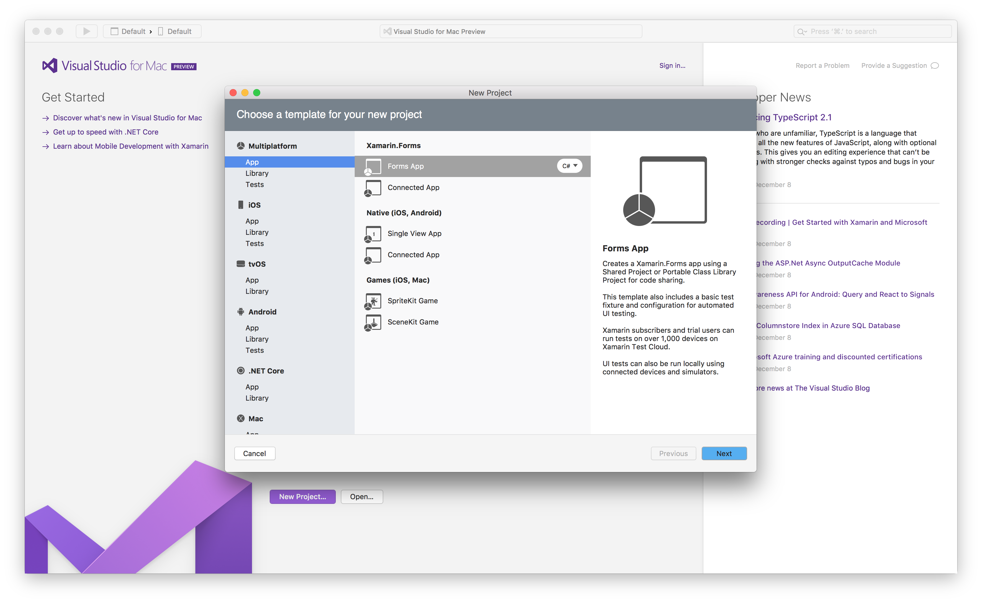How Easy Is It To Create An Api And Push To Azure In Visual Studio For Mac